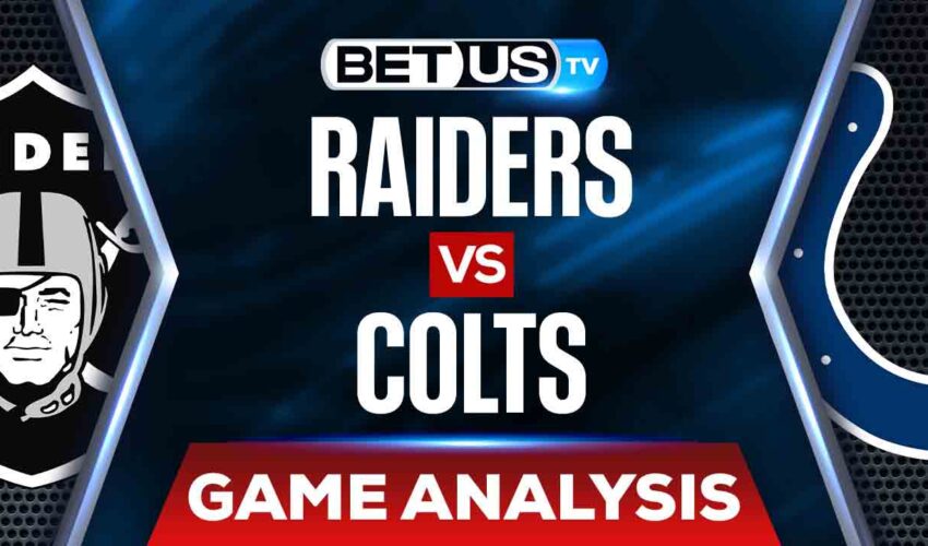 NFL Analysis, Picks and Predictions: Raiders vs Colts (Dec 30)