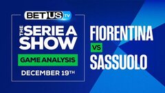 Serie A Analysis, Picks and Predictions: Fiorentina vs Sassuolo (Dec 16th)