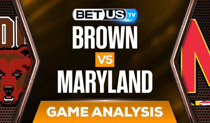 NCAAB Analysis, Picks and Predictions: Brown vs Maryland (Dec 30)