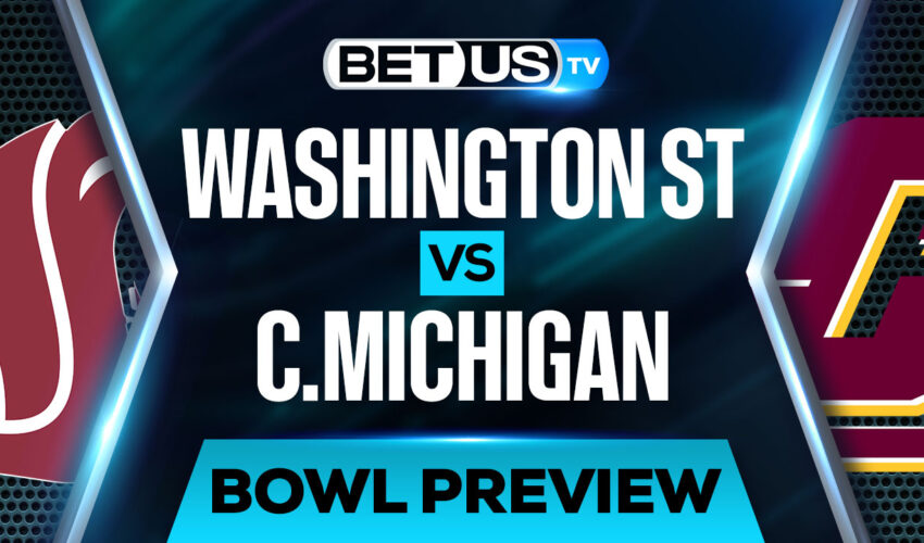 NCAAF Analysis, Picks and Predictions:  Washington St vs C. Michigan (Dec 29)