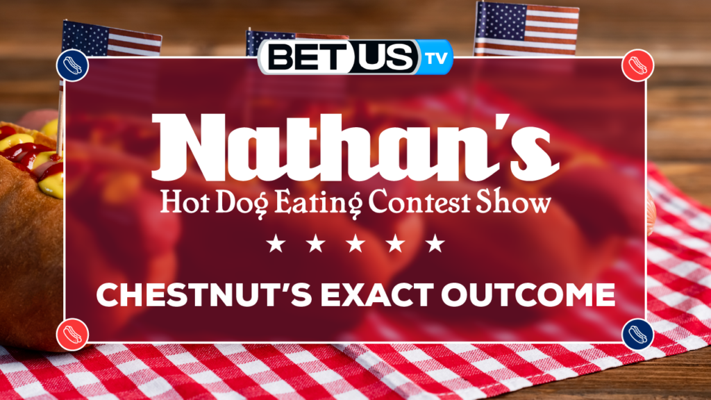 Nathan's Hotdog Contest: Chestnut’s Exact Outcome