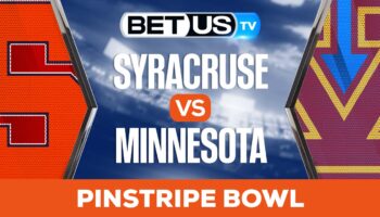PINSTRIPE BOWL: Syracuse Orange vs Minnesota Golden Gophers: Preview & Picks 12/29/2022