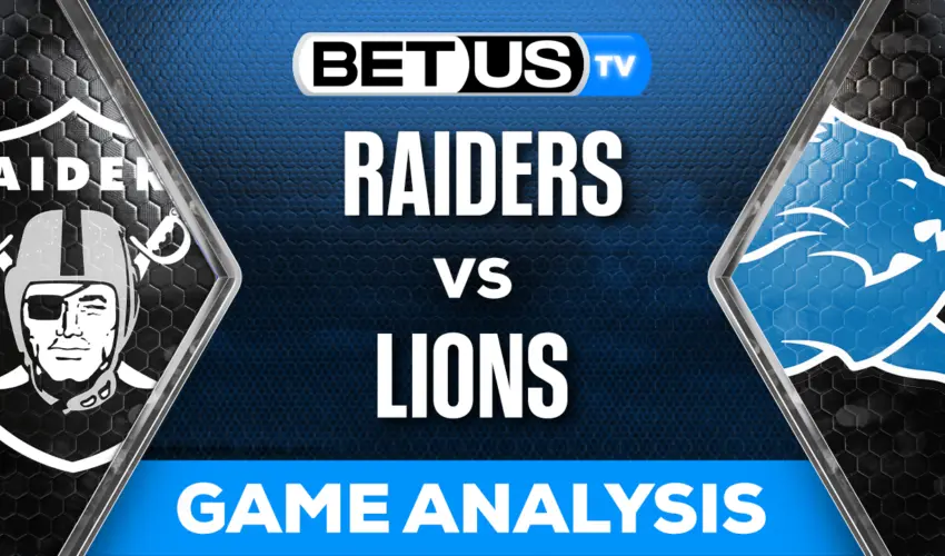 Preview & Picks: Raiders vs Lions 10/30/2023
