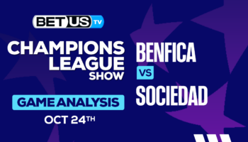 Analysis & Preview: Benfica vs Real Sociedad Champions League 10-24-2023