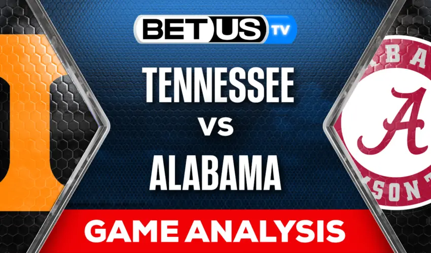 Picks & Analysis: Tennessee vs Alabama 10/21/2023