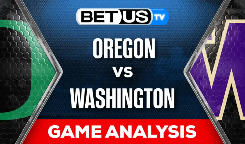 Picks & Predictions Oregon vs Washington 10/14/2023
