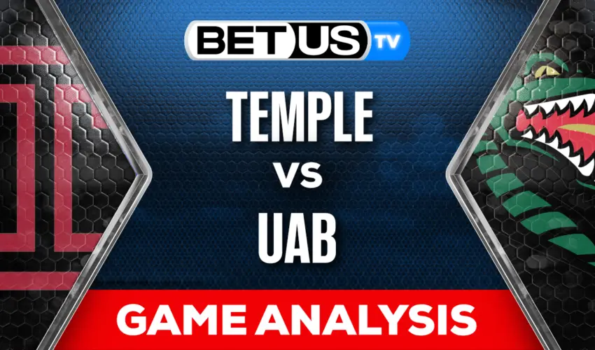 Analysis & Prediction: Temple vs UAB 11/18/2023