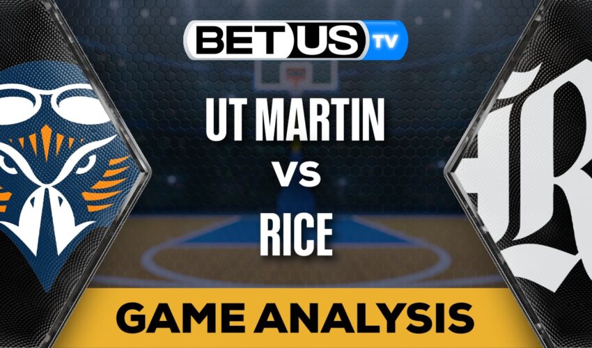 Analysis & Prediction: UT Martin vs Rice 11/30/23