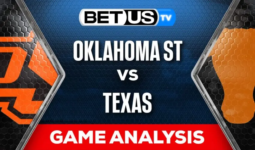 Picks & Predictions Oklahoma State vs Texas 12/2/2023