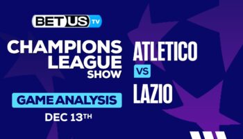 Picks & Analysis: Atletico vs Lazio 12/13/2023