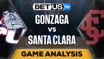 Analysis & Prediction: Gonzaga vs Santa Clara 01/11/24