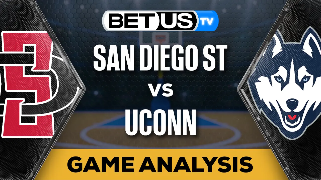 Predictions and Analysis San Diego St vs UConn March 28, 2024