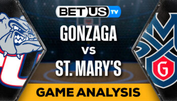 Predictions and Analysis: Gonzaga vs St. Mary’s Mar 02, 2024