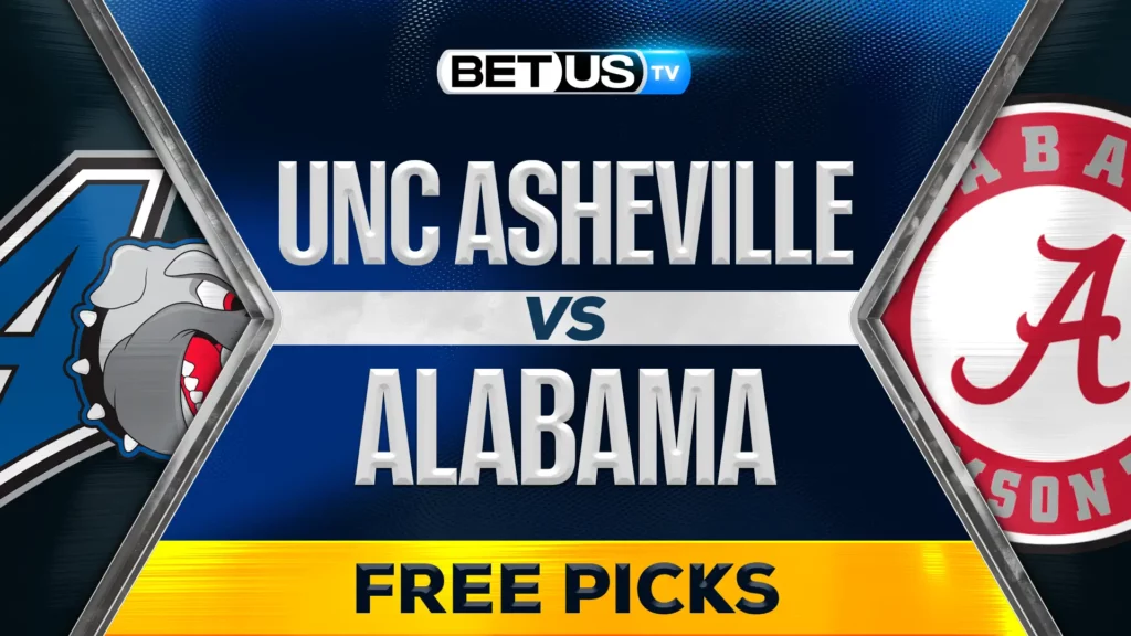 (Video) UNC Asheville vs Alabama Prediction and Analysis, Nov 4th, 2024